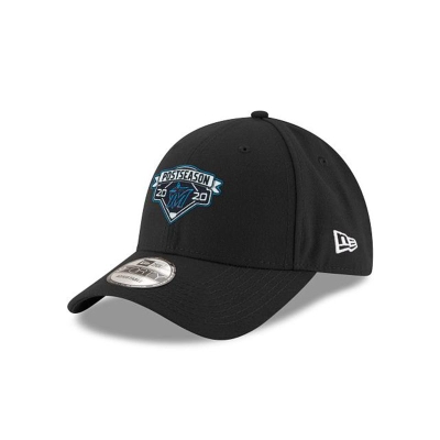 Miami Marlins Gorra | New Era MLB Postseason Locker Room 9forty Adjustable Cap Mexico - Negros